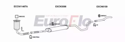 Система выпуска ОГ EuroFlo CNNEMM14 6001C